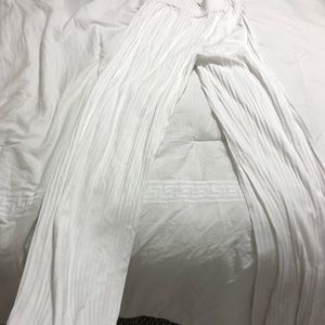 Flowy white pants